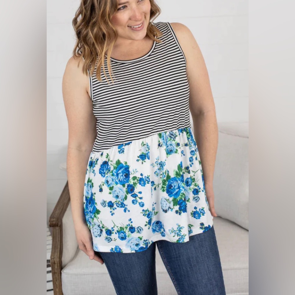 Ruffle tank